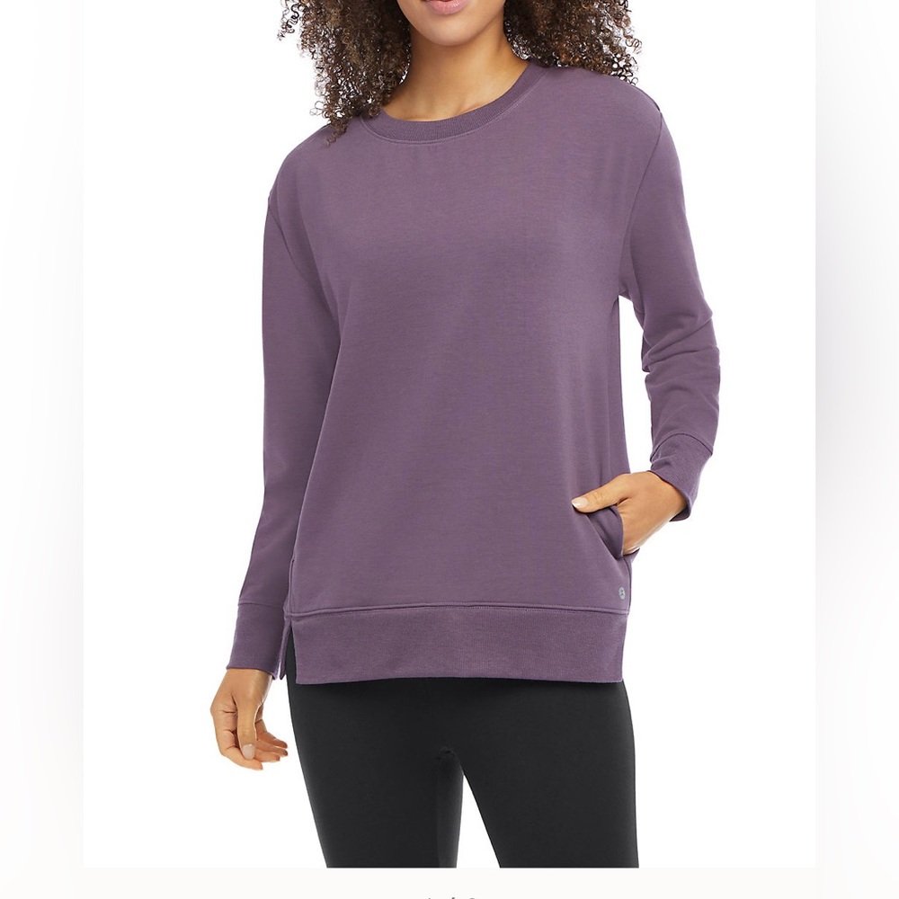 NWT Women’s Split Hem Tunic Vintage Violet Size XL - Picture 1 of 6